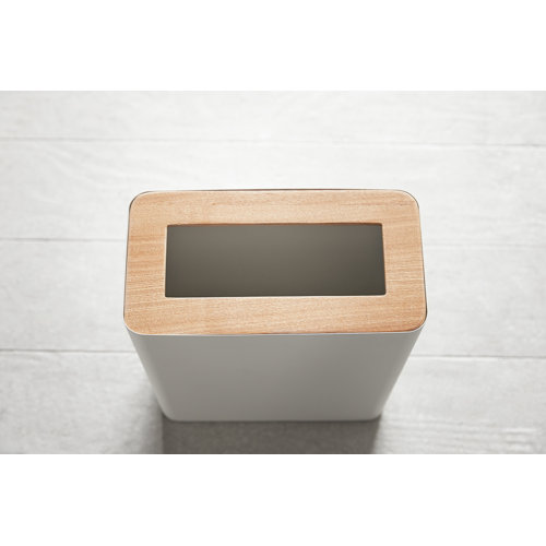 Yamazaki USA Rin Yamazaki Home Slim Rectangular Trash Can For Kitchen ...